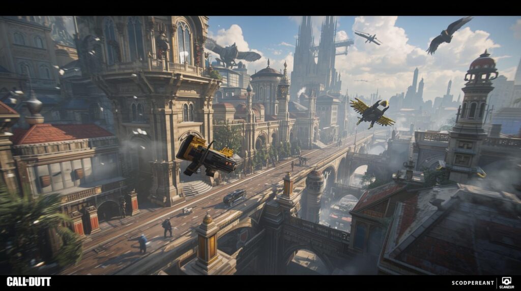 DTA 6 Futuristic City Skyline