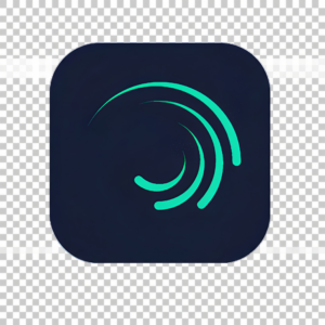 Download the Alight Motion CapCut Logo PNG (2026) for free in HD for Android and iOS